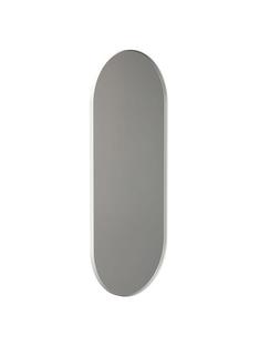 Unu Mirror oval H 140 x W 60 cm|White matt