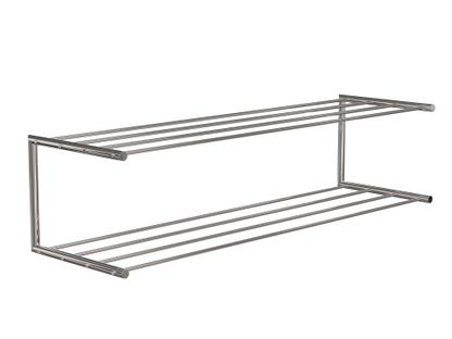 Nova Shoe Rack W 101,9 x D 30 cm |Polished stainless steel