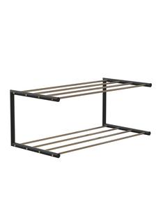 Nova Shoe Rack W 61,9 x W 30 cm |Polished gold / matt black