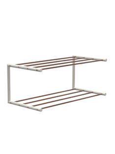 Nova Shoe Rack W 61,9 x W 30 cm |Polished copper / matt white