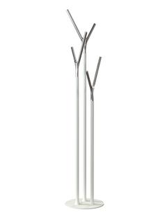 Wishbone Coat Rack White matt / polished stainless steel 