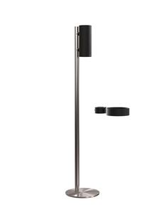 Nova Floor Disinfection Dispenser Brushed stainless steel|Black matt