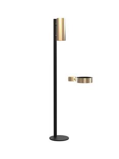 Nova Floor Disinfection Dispenser Black matt|Brushed gold