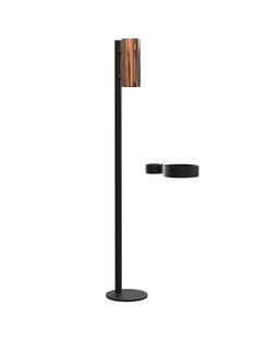 Nova Floor Disinfection Dispenser Black matt|Polished copper