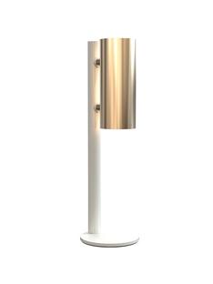 Nova Table Disinfectant Dispenser White matt|Brushed gold