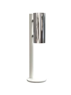 Nova Table Disinfectant Dispenser White matt|Polished stainless steel