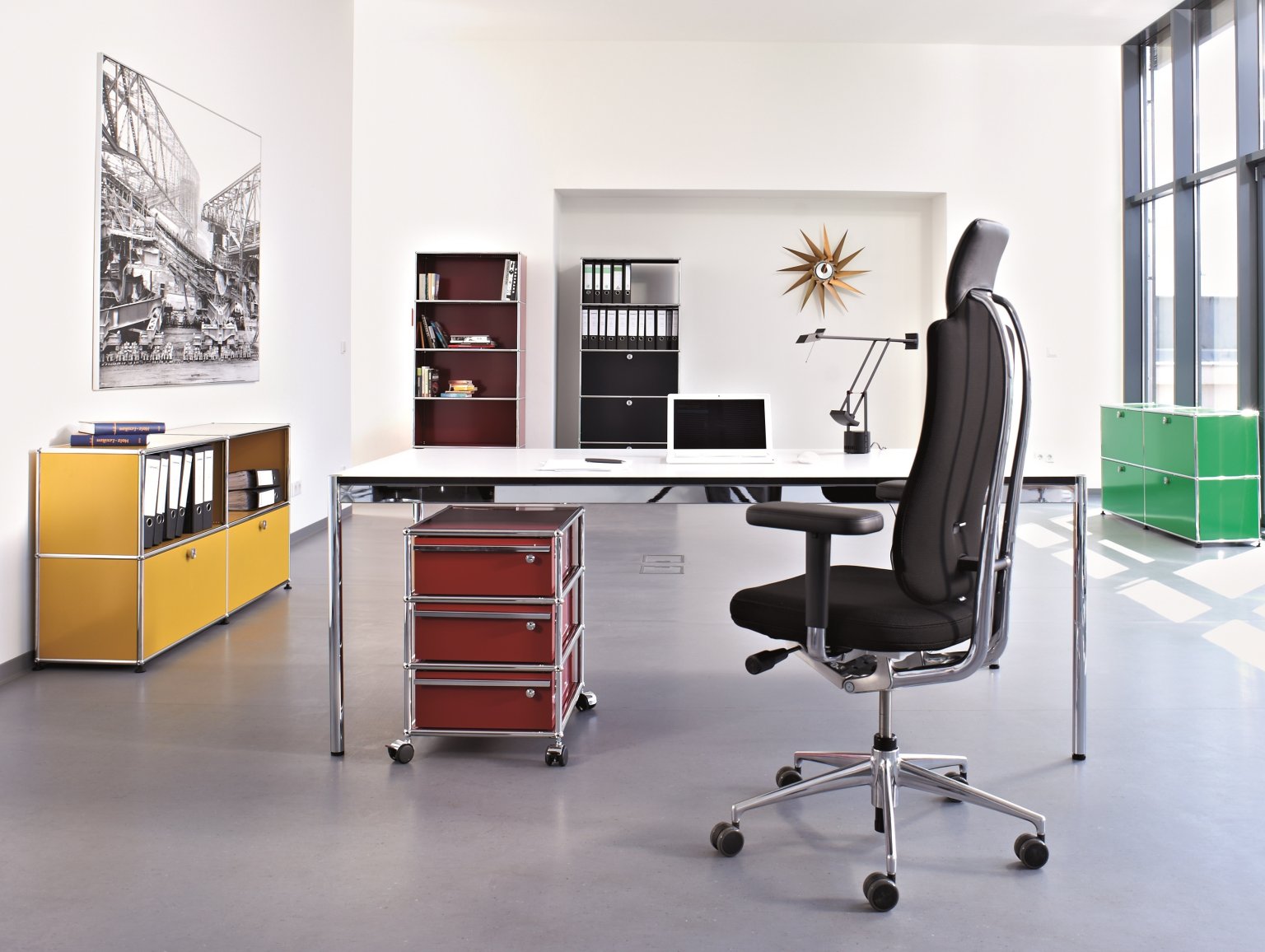 Contemporary office equipment for companies or home office Office
