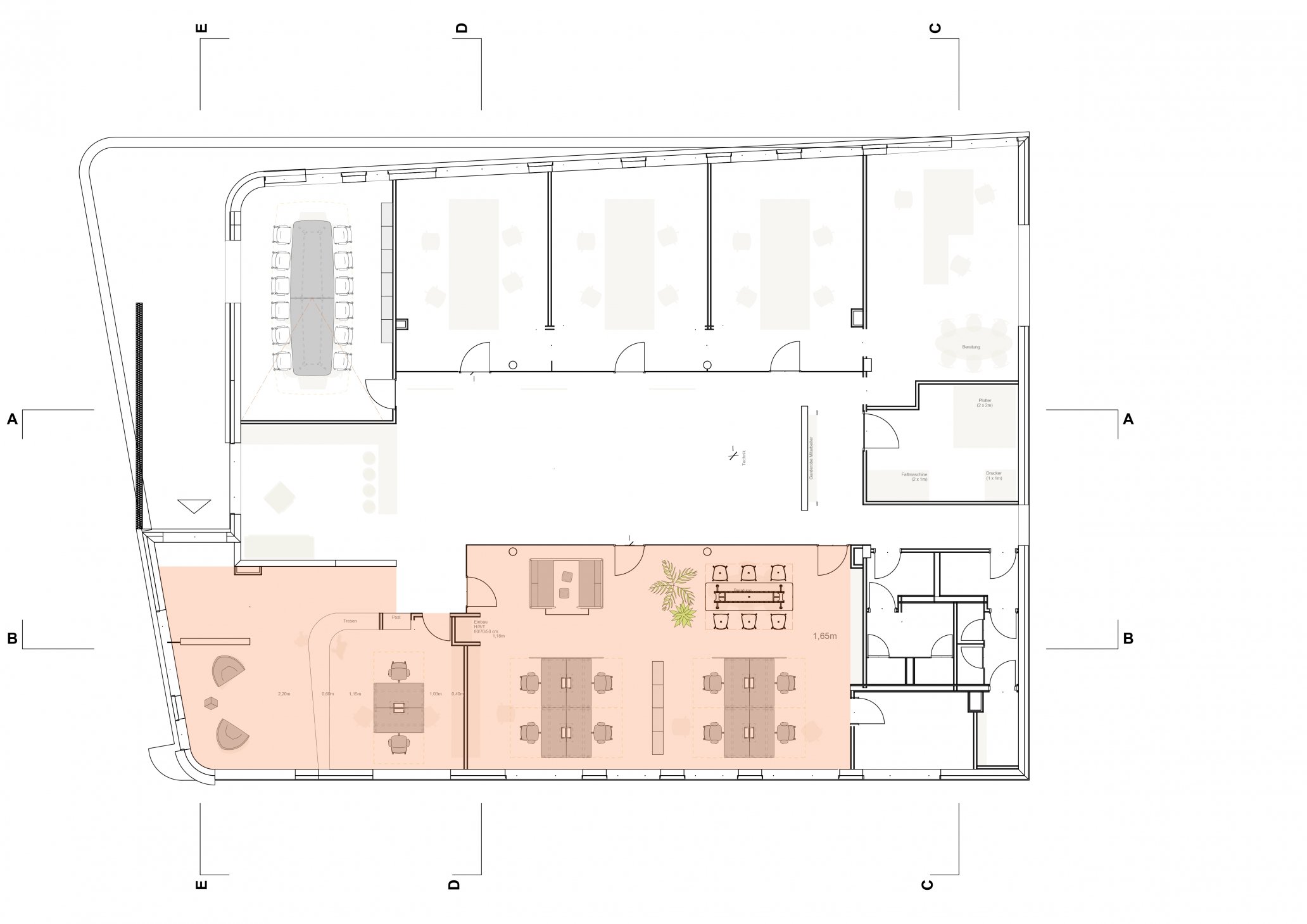 Setting up and planning a contemporary office