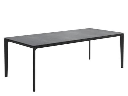 Carver Table Ceramic|Powder coated anthracite|L 220 x W 100 cm