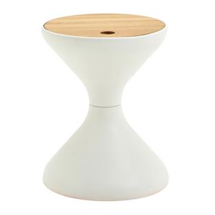 Bells Side Table Powder coated white|Without insert