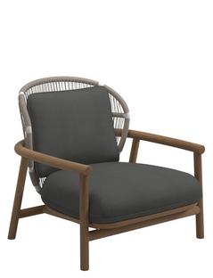 Fern Lowback Lounge Chair Dune|Blend Coal