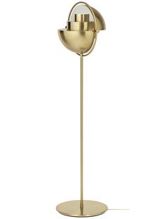 Multi-Lite Floor Lamp Brass