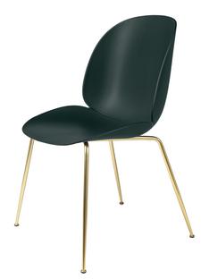 Beetle Dining Chair Green|Brass