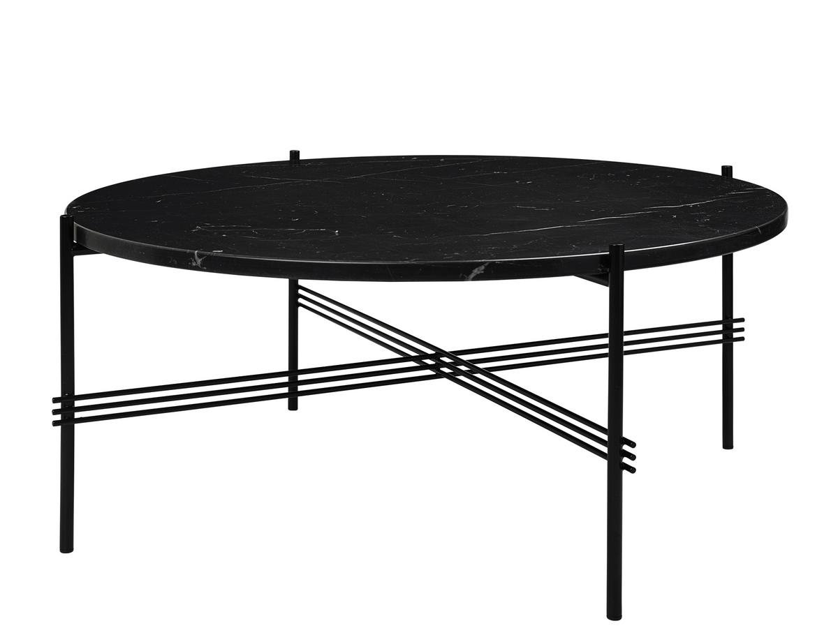 Gubi Ts Coffee Table O 80 X H 35 Cm Black Charcoal Black By Gamfratesi 2014 Designer Furniture By Smow Com