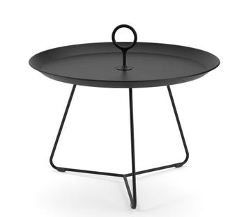 Eyelet Side Table H 43,5 x Ø 60 cm|Black