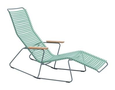 Click Deck Chair tiltable Dusty light green