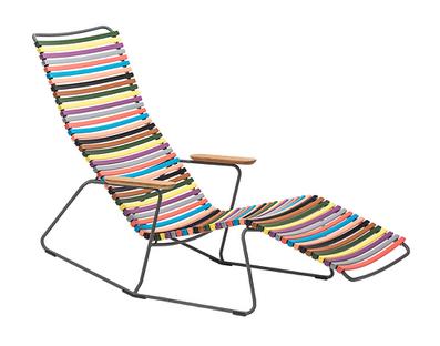 Click Deck Chair tiltable Multicolor 1 