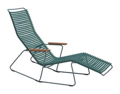 Click Deck Chair tiltable Pine green