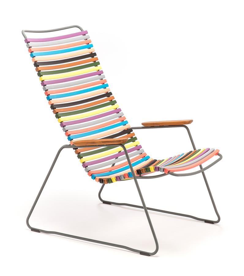 Click Lounge Chair Multicolor 1 Houe Garden Chairs Designer