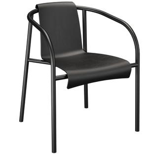 Nami Dining Chair With armrests|Black