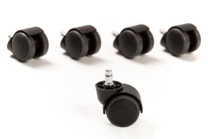 Castors for Capisco chairs (Set of 5) Black