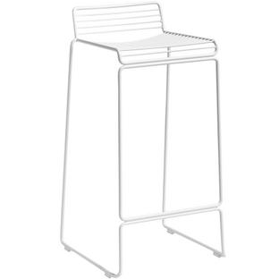 Hee Bar Stool Bar version: seat height 75 cm|White