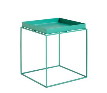 Tray Tables H 40/44 x W 40 x D 40 cm|Peppermint green - High gloss