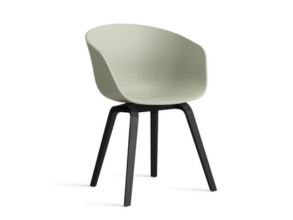 About A Chair AAC 22 Pastel green 2.0|Black lacquered oak