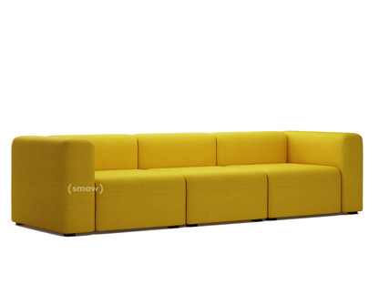 Mags Sofa 3 seater (W 268,5)|Steelcut Trio - yellow