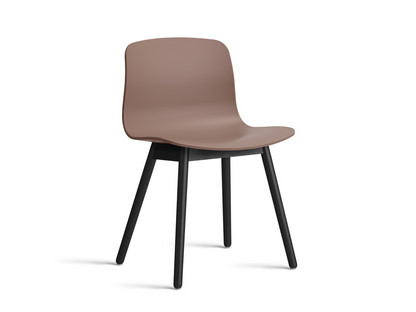About A Chair AAC 12 Soft brick 2.0|Black lacquered oak