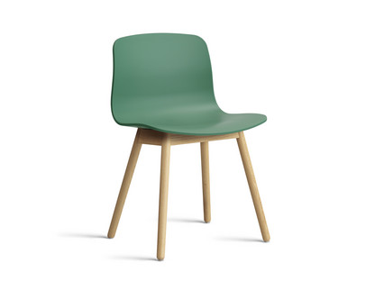 About A Chair AAC 12 Teal green 2.0|Lacquered oak