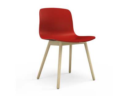About A Chair AAC 12 Warm red|Soap treated oak