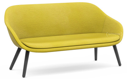 About A Lounge Sofa for Comwell Hallingdal 420 - yellow|Black lacquered oak