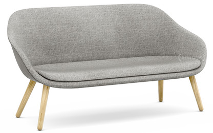 About A Lounge Sofa for Comwell Hallingdal - warm grey|Lacquered oak