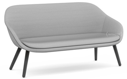 About A Lounge Sofa for Comwell Steelcut Trio - light grey|Black lacquered oak