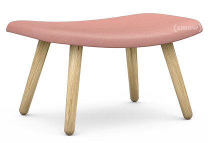 About A Lounge Ottoman AAL 03 Steelcut Trio 515 - light pink|Lacquered oak