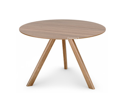 Copenhague Round Table CPH20 Ø 120 x H 74|Lacquered oak|Oak veneer