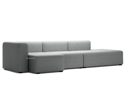 Mags Sofa with Récamière Left armrest|Hallingdal - light grey
