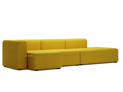 Mags Sofa with Récamière Left armrest|Steelcut Trio - yellow