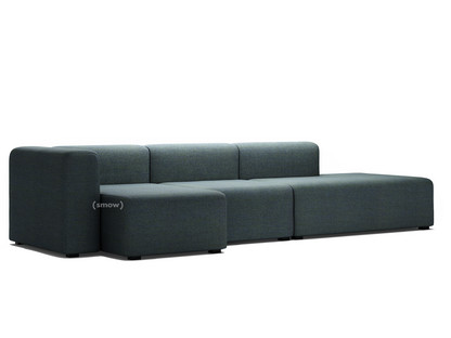 Mags Sofa with Récamière Left armrest|Steelcut Trio - petrol