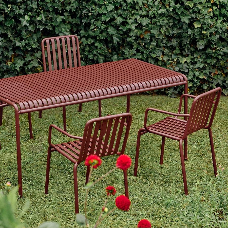 HAY PALISSADE CHAIR 2脚セット オリーブ Palissade Chair, Olive, With armrests | Hay | Garden Chairs