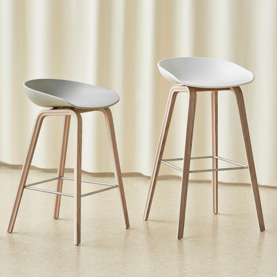 HAY About A Stool AAS32, 65 cm, black 2.0 - lacquered oak