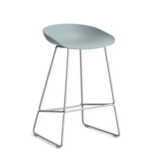 About A Stool AAS 38 Kitchen version: seat height 64 cm|Stainless steel|Dusty blue 2.0