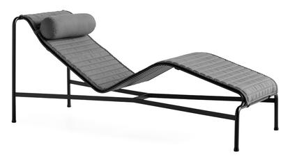 Palissade Chaise Longue Anthracite|With cushion|With neck pillow