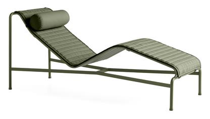Palissade Chaise Longue Olive|With cushion|With neck pillow