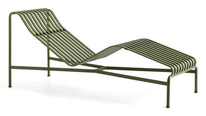 Palissade Chaise Longue Olive|Without cushion|Without neck pillow