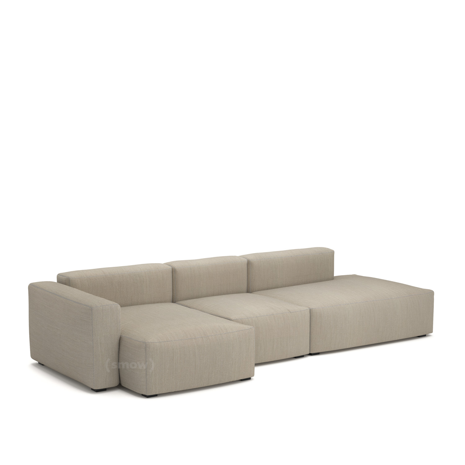 Mentor Kameel Medic Hay Mags Soft Sofa Combination 4, Left armrest, Steelcut Trio - beige by  Hay - Designer furniture by smow.com