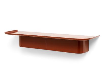 Korpus Shelf H 14 x W 90 x D 25 cm|Brick red