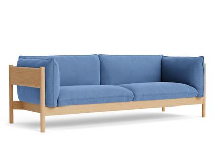 Arbour Sofa Re-wool 758 - blue/natural|Oiled waxed oak