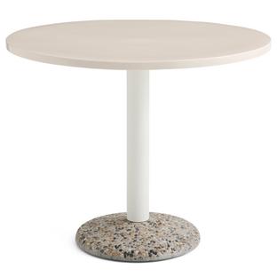 Ceramic Table Warm white ceramic|Ø 90 cm